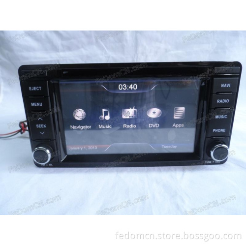 in Dash HD Digital Touch Screen Car DVD Player Radio System with GPS Navigation for Mitsubishi Outlander 2013 (I6248MO)